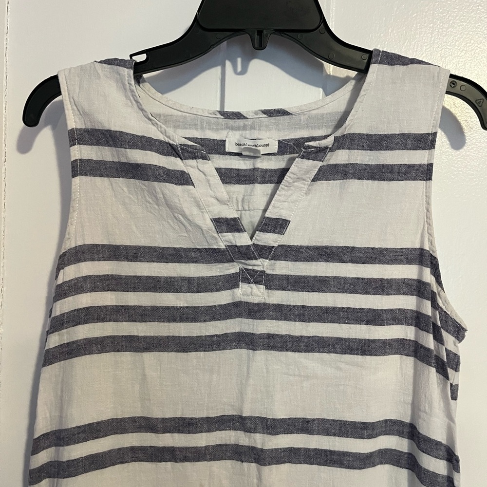 Beach lunch lounge cotton shift dress
